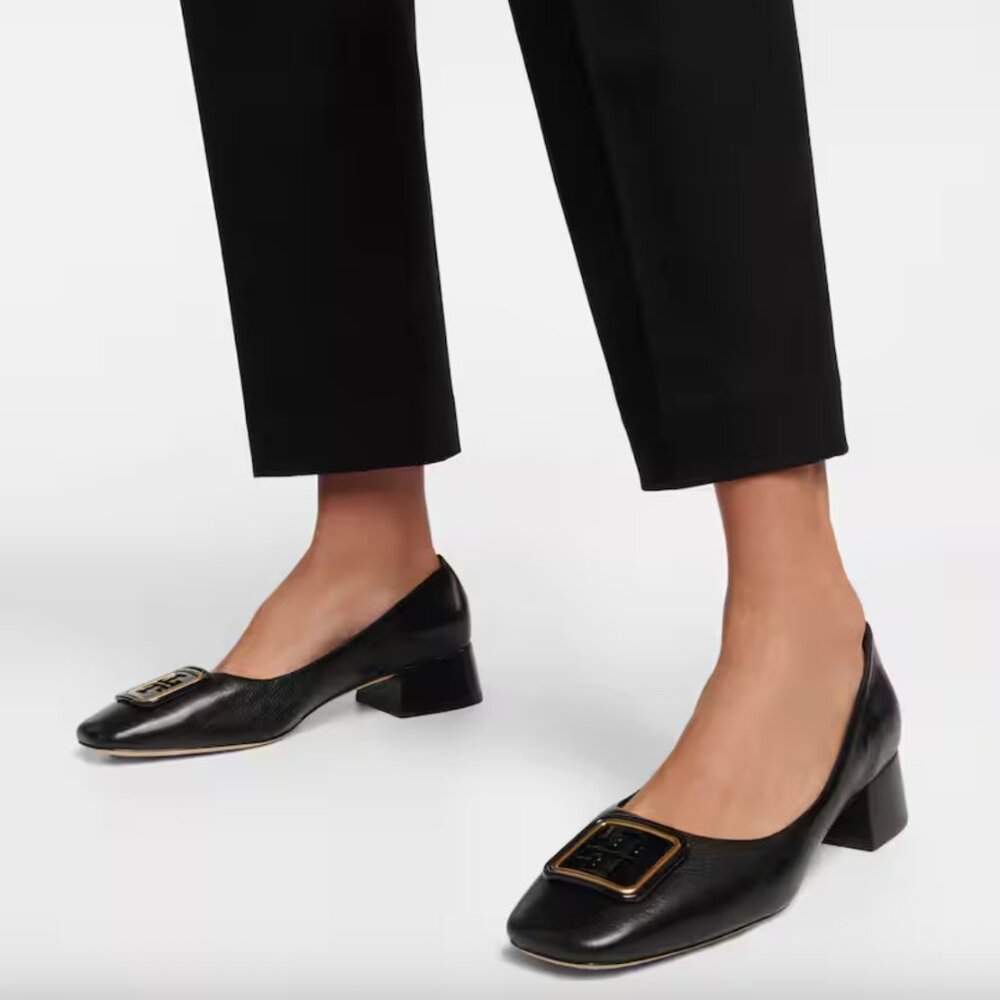 [NEW] Tory Burch Georgia Pump (Black, size US Women's 6)